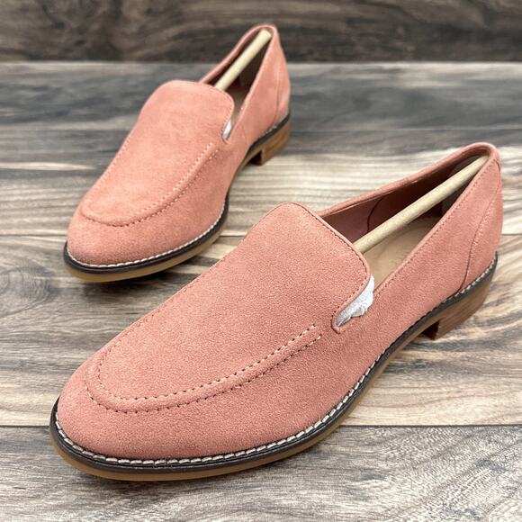NIB Sperry Top Sider 8.5M Fairpoint Suede Rose Loafer Flats - Picture 3 of 10